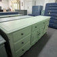Thomasville green solid wood dresser