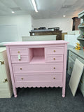 Pink cute dresser