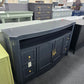 Dark blue Lacquered TV stand