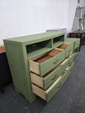 Oak moss green dresser