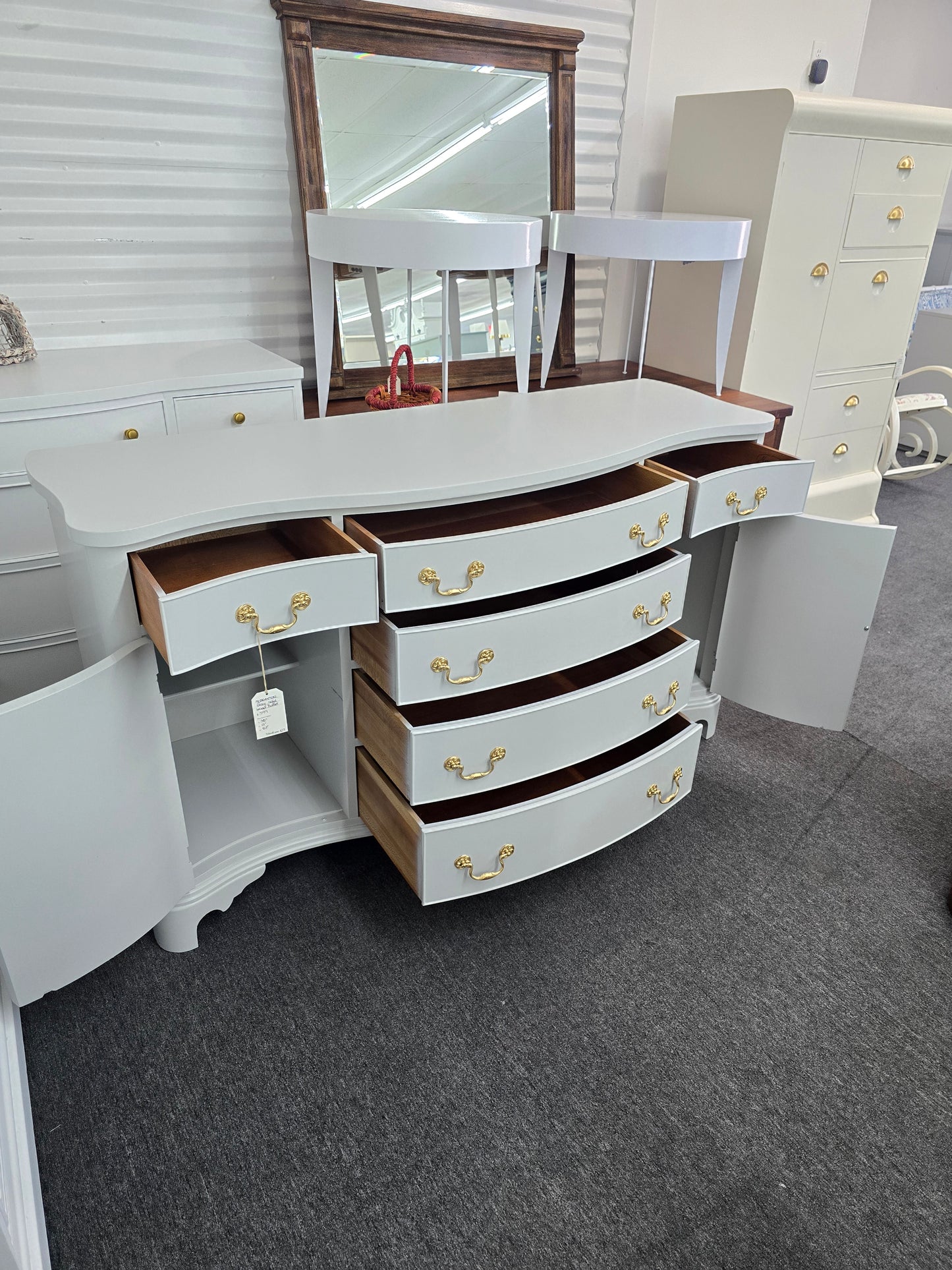 Solid mahogany Morganton buffet