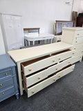 Creamy 7 drawers dresser