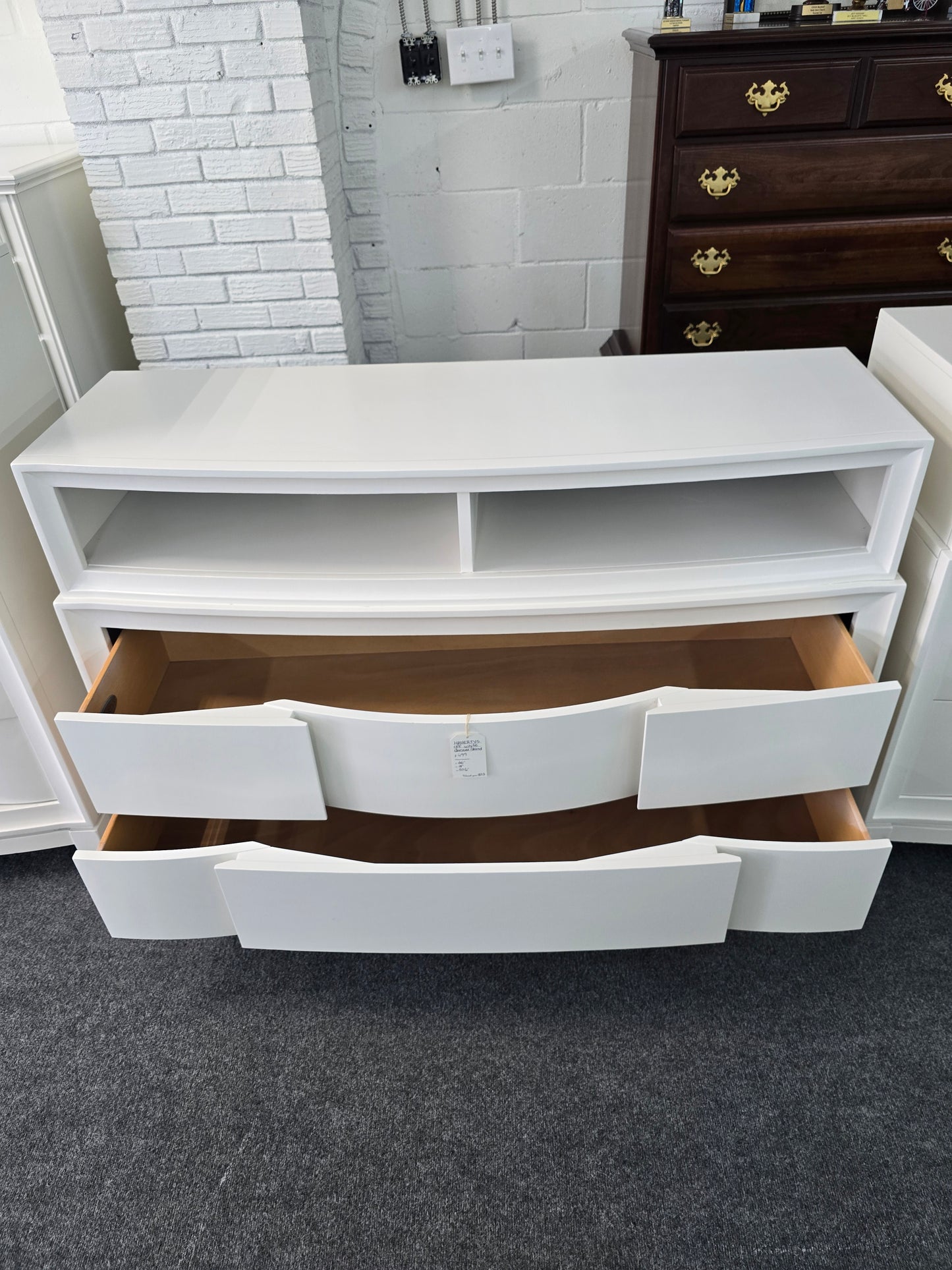 Havertys off white dresser/stand