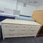 Solid wood Bassett beige Regency dresser