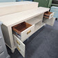 Beige tv stand