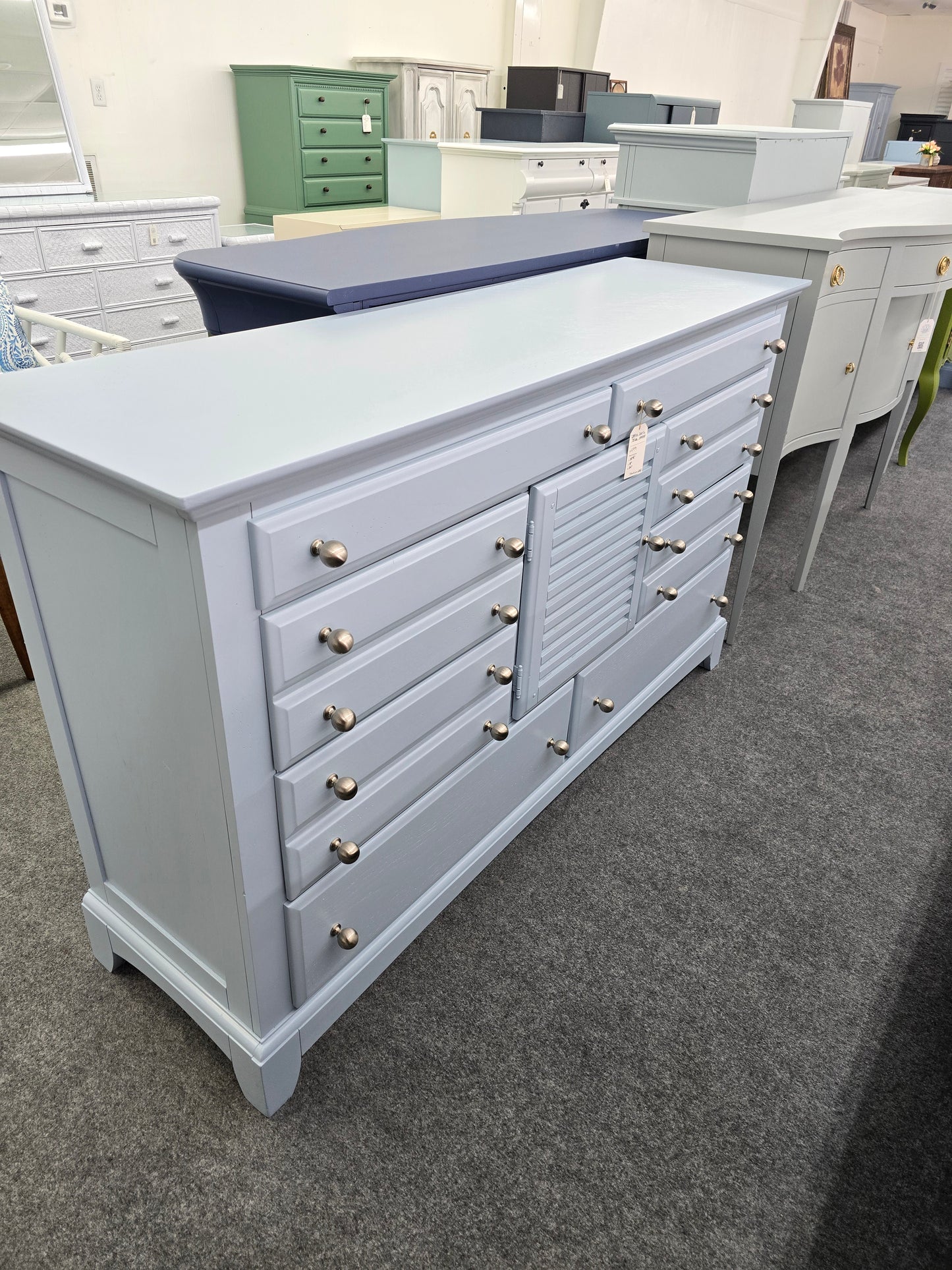 Davis int'l blue dresser