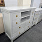 Rustic gray dresser / stand