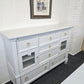 Icy lacquered 7 drawers 2 doors dresser