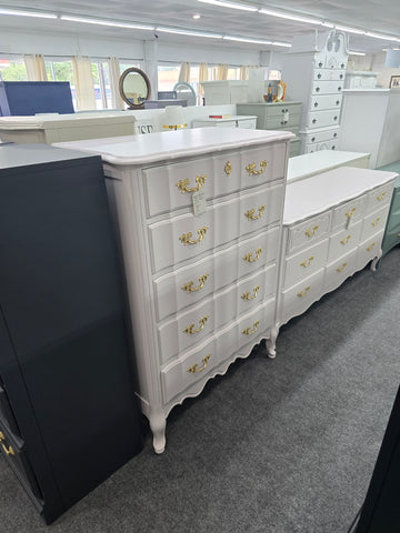 Pale pink french provincial chest