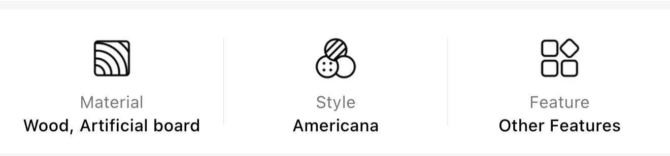 White and black 63" farmhouse cabinet- new