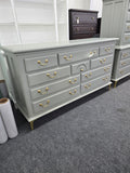 Broyhill gray dresser