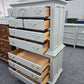 Broyhill tall gray chest