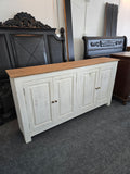 Rustic white cabinet