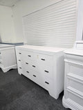 7 drawers white dresser