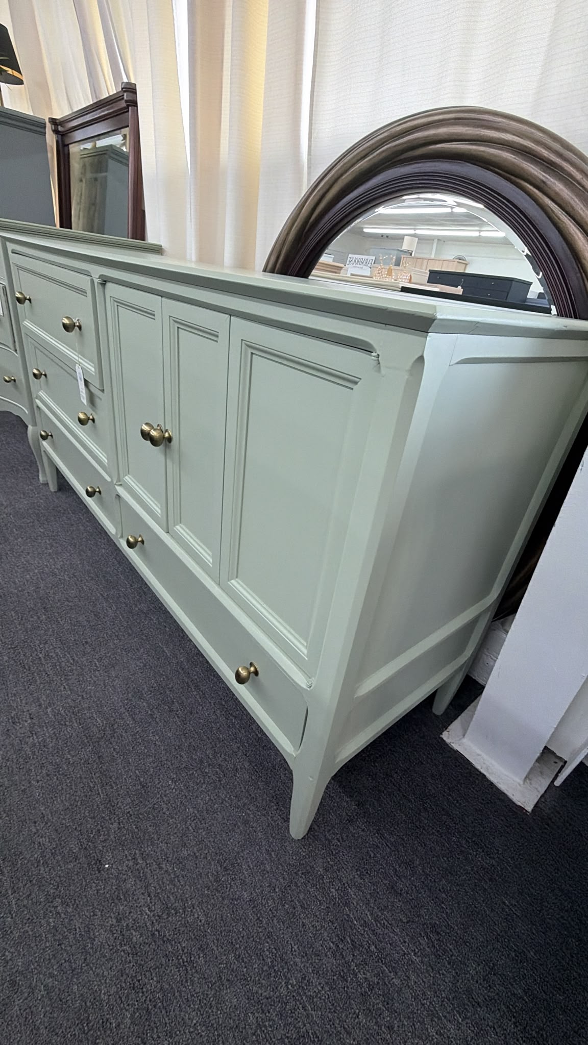 Mid century modern Century green sideboard