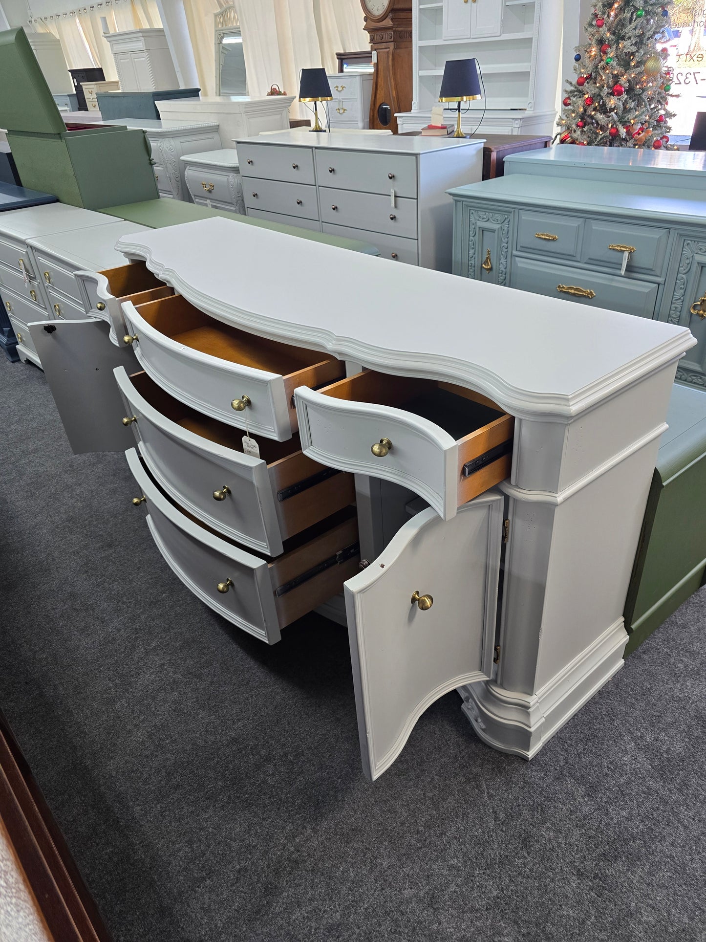 Beautiful subtle gray sideboard