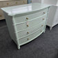Cute minty green solid wood bowfront dresser