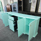 Gorgeous lacquered green cabinet