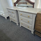 Pair of nightstands light gray colored