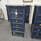 Dark blue 5 drawers lingerie chest