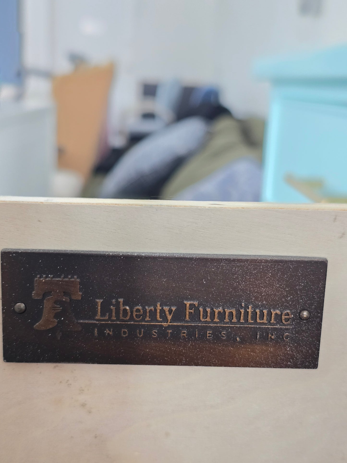 Blue Lacquered Liberty dresser