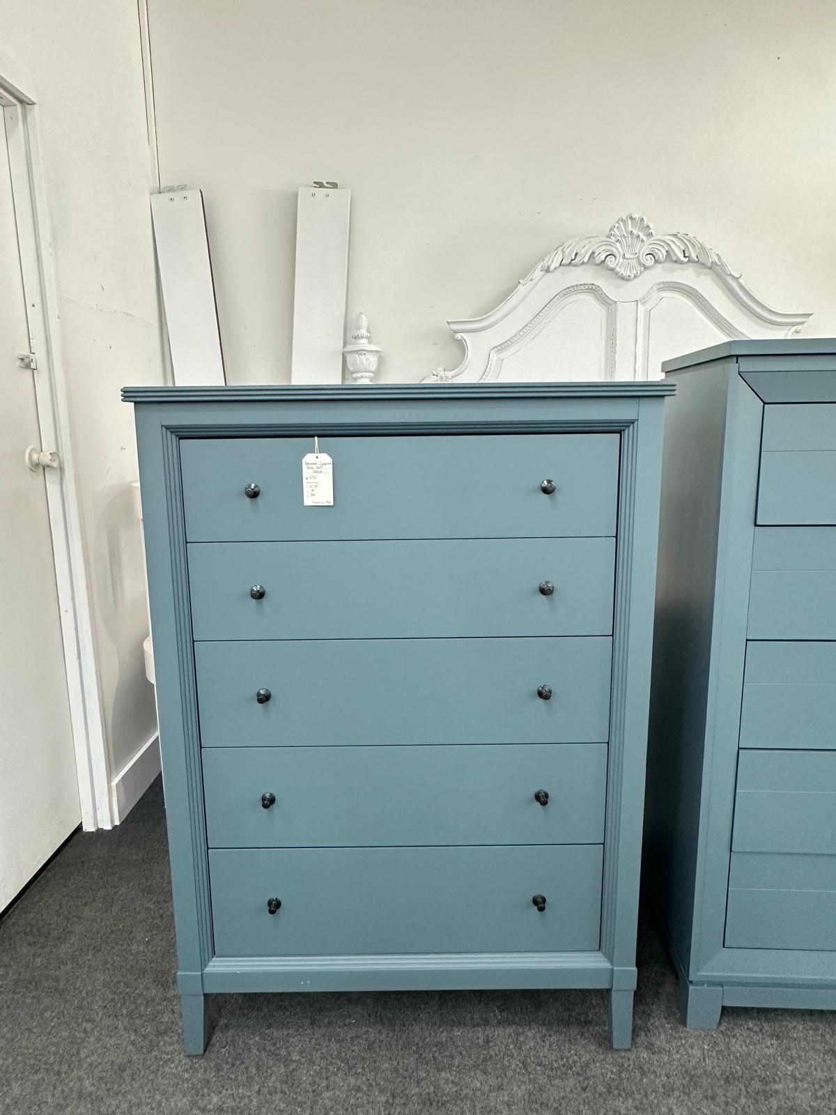 American Signature dark blue chest