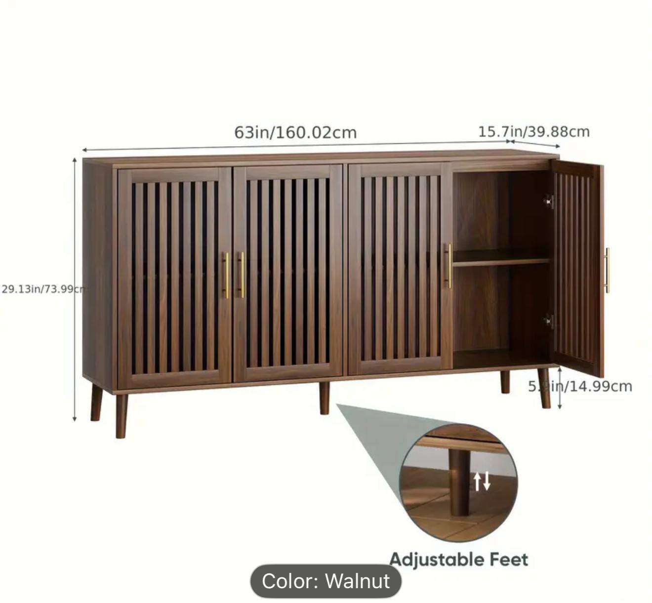 Modern Walnut sideboard - new