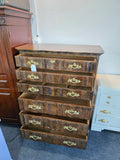 French provincial solid wood chest