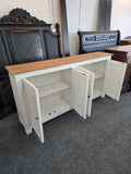 Rustic white cabinet