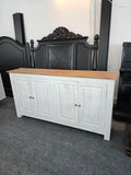 Rustic white cabinet