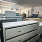 White lacquered dresser 6 drawers