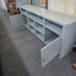 Green gray  long tv stand