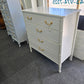 Faux Bamboo off white chest