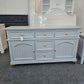 5 drawers / 2 doors gray dresser