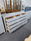 Solid wood Kincaid gray dresser