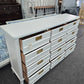 Stanley white 9 drawers dresser