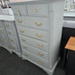 7 drawers gray tall chest