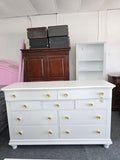 Stanley lacquered white dresser