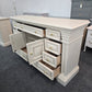 Gorgeous beige 9 drawers 2 doors dresser