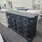 9 drawers inkwell dresser