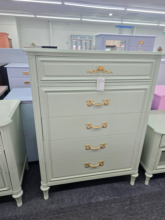 Henredon Regency green chest