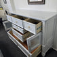 Icy lacquered 7 drawers 2 doors dresser