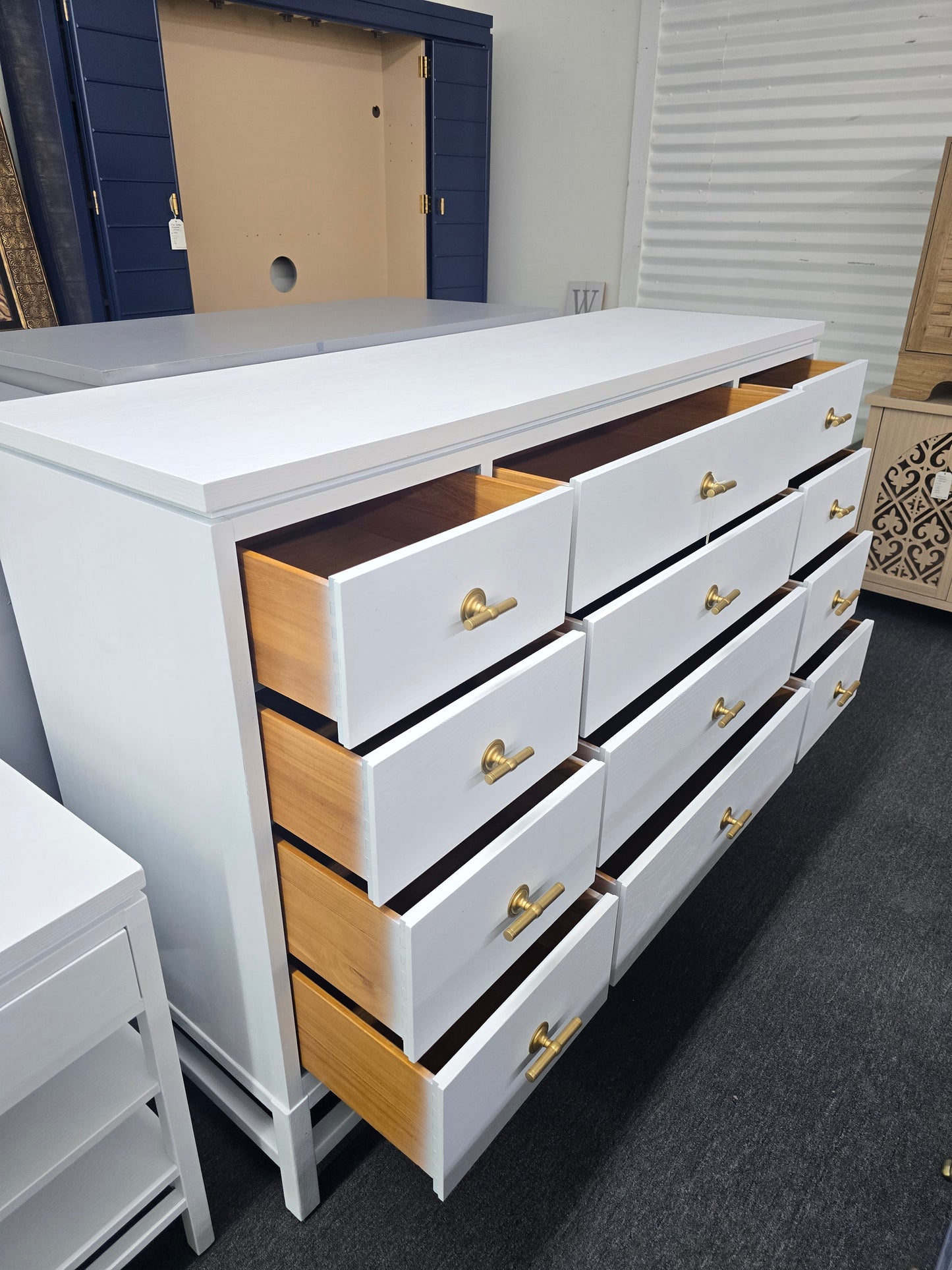 Stanley solid wood big dresser