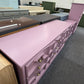 Purple vintage long dresser