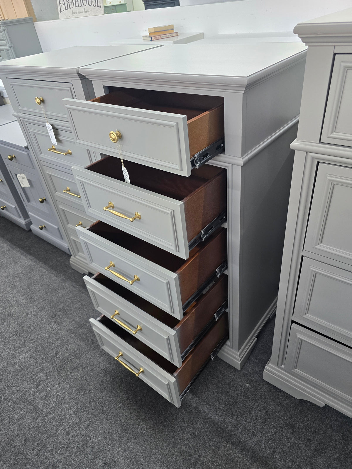 Universal gray lingerie chest