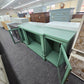 Green long tv stand