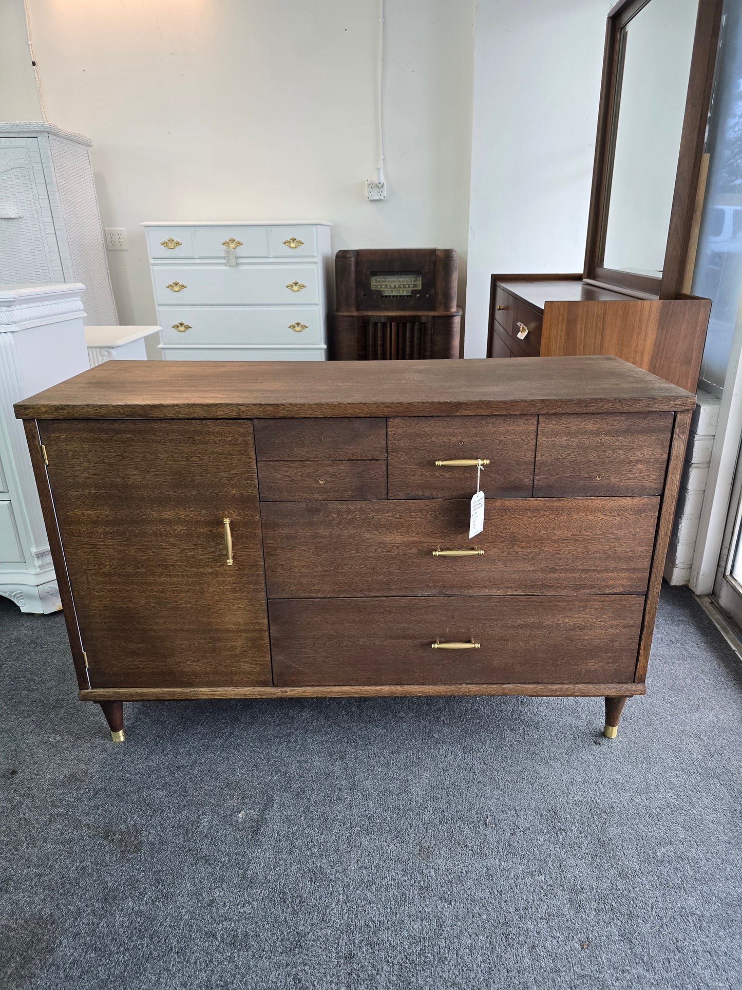 MCM wood sideboard