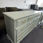 Green vintage 7 drawers dresser