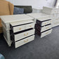 Pawama Jack solid wood cream lacquered pair of nightstands