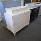 Baker lacquered white dresser